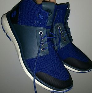 Blue Timberland High Sneakerboots Size 9